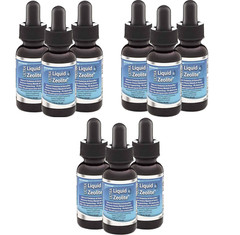 9-pak Liquid Zeolite with DHQ Humic Acid Fulvic Acid nano zeolite detox EXP2026