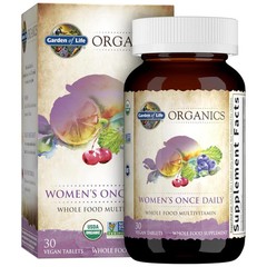 Garden of Life Organic One Daily Women’s Multivitamin 30 Ct 11/26+