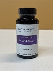 The Wellness Company Restful Sleep Melatonin Free 60 Veg Caps EXP 02/27