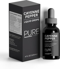 Organic Cayenne Pepper Extract w/ Hawthorn, Beet Root extract, Turmeric 4 fl oz.