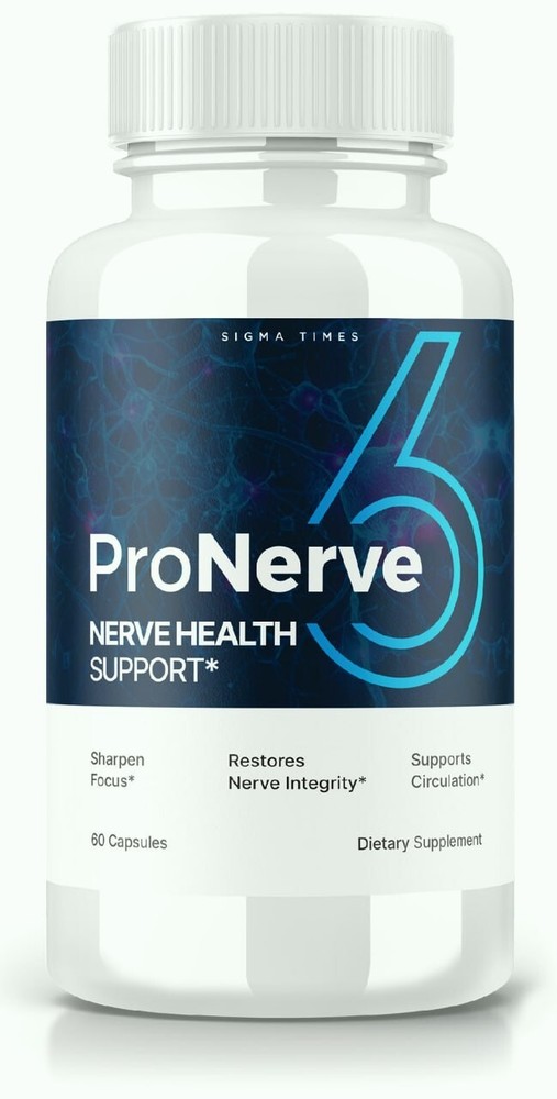 ProNerve 6 Nerve Health Supplement to Support Nerve Functions & Relief 60ct