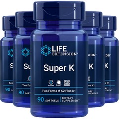 Super K with Advanced K2 Complex (MK-7) 5X90 gels Life Extension