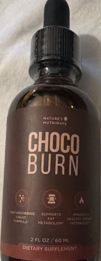 Nature’s Nutriwave Choco Burn Weight Loss Liquid Drops Chromium 2 fl oz/60 mL