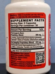 Amare Global GBX Burn 60 Caps – New / Sealed! Fat Burner | Pack of 5