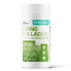 DrBioCare Men Living Collagen L-Carnitine Workout Endurance Recovery 60 Capsules