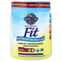 2 X Garden of Life, RAW Organic Fit, High Protein for Weight Loss, Coffee, 1 lb