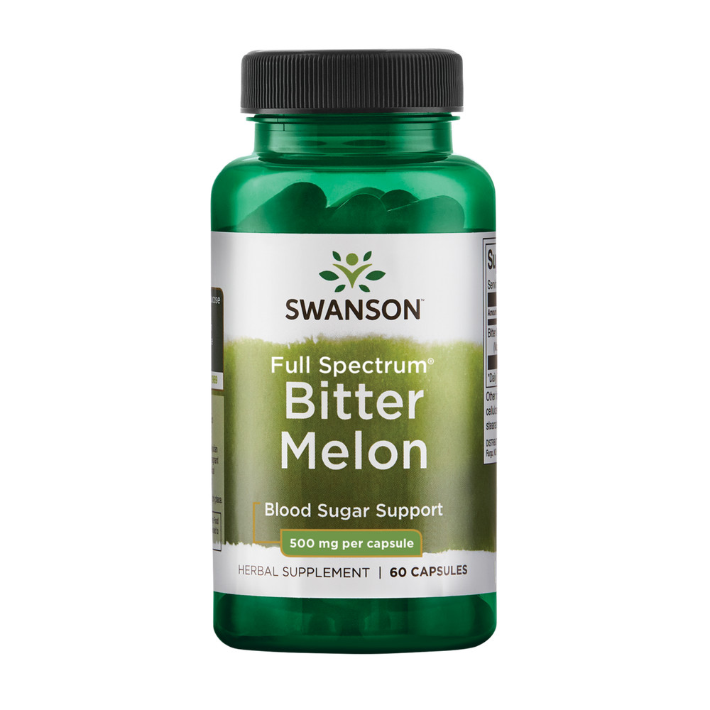 Swanson Herbal Supplements Full Spectrum Bitter Melon 500 mg Capsule 60ct