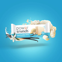 Power Crunch Original Protein Energy Bars, French Vanilla Cream, 1.4 oz, 5 Count