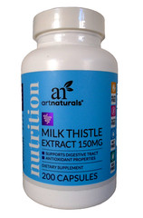 ArtNaturals Milk Thistle Extract 150MG – 200 Capsules