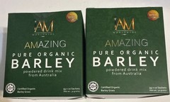 2 IAM Amazing Pure Organic Barley Powdered Drink Mix Australia/US SELLER Read!