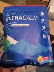 UltraCalm Drink Mix Magnesium Glycinate Ashwagandha L-Theanine Raspberry Lemonad