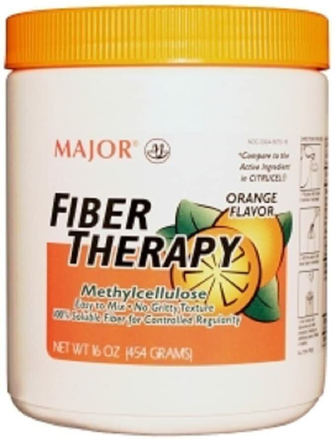 MAJOR SOLUBLE FIBER THERAPY POWDER METHYLCELLULOSE-N/A Orange 454 GM