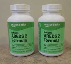 Qty of 2 – AREDS 2 Formula – 120 Ct Softgels – Amazon Basics – Best By 9/2027