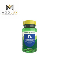 Spring Valley Vitamin D3 2000 IU Softgels Bone & Immune Health, 200 Count