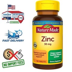 Zinc Gluconate 30mg | 100 Tablets | 100 Day Supply
