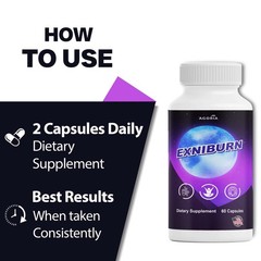 ( 6 Pack ) Exniburn Capsules, Advanced Fat Burner & Weight Loss Supplement