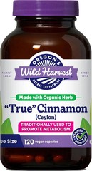 WILD HARVEST TRUE CEYLON CINNAMON. 120 CT. EXP 5/2027