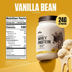 Levels Grass-Fed Whey | Vanilla Bean | 24g Protein