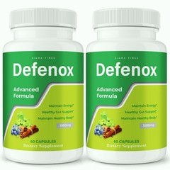 Defenox Capsules, Advanced Formula, Fitness & Wellness Support – 2 Pack