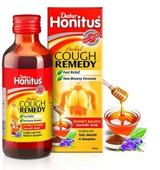 Dabur Honitus Herbal Syrup Honey Based Ayurvedic Syrup for Cough Remedy 100ml