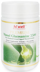 Hi Well NEW ZEALAND Premium Mussel Glucosamine 5500 180capsules