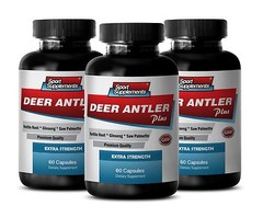 Elk Velvet Extract – Deer Antler Plus 550mg – Super Male Enhancement Caps 3B
