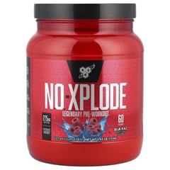2 X BSN, N.O.-Xplode, Legendary Pre-Workout, Blue Raz, 2.45 lb (1.11 kg)