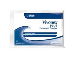 Elemental Tube Feeding Oral Supplement Vivonex Plus Unflavored 2.8 oz Powder