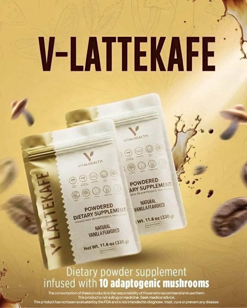 VITAL HEALTH LATTEKAFFE COFFEE 11.6 OZ | DEAL | LIMITED 2PACK DEAL