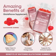 Glutathione Gummies – Collagen,Anti-aging, Skin Whitening, Detox,Anti-wrinkle