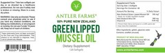Eco-Friendly Green Lipped Mussel Oil Softgels – 12,500mg, 120 Count for Wellness