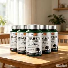 (5Pack) Shilajit Flynew Ultra Potency, Optimal Shilajit with Extract L-Arginine
