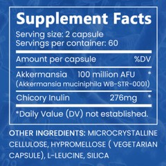 New Formula Akkermansia Muciniphila Live Probiotic Capsules Gut Health Support