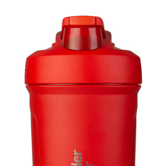 BlenderBottle Strada 24 oz Stainless Steel Protein Shaker Bottle Insulated Black