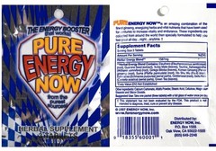Pure Energy Now Herbal Booster Supplements 2 FULL BOXES 144 Pills Total