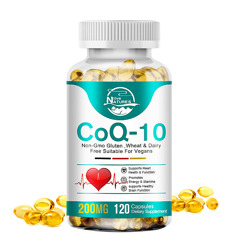 NATURE’S LIVE CoQ10 200mg Caps -120pcs Heart Energy & Antioxidant