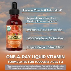 Organic Drops | Organic Liquid Drops for Toddlers & Babies Ages 1-3 Years | S…