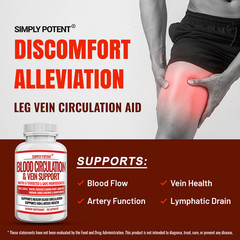 Blood Circulation & Vein Support | Blood Flow, Artery Health, Leg Vein Support