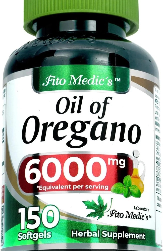 Aceite de Oregano Potente Antibiotico H Pylori, Cura reflujo, Molestia 6000mg