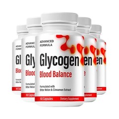 5-Pack Glycogen Blood Balance Capsules, Glycogen to Support Blood – 300 Capsules