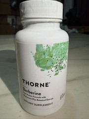 Thorne, Berberine, 1000 milligrams per & serving, 1 pack of 60 capsules-