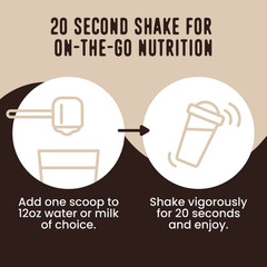 FlavCity Cookies & Cream Protein Smoothie – On the Go Meal Alternative 20 Srv