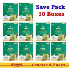 10 X Wink White Fiber Green Veggie Plus Drink Powder Healthy Body 10 Sachets