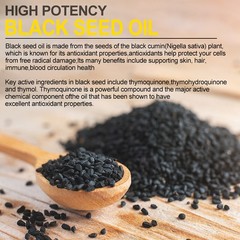 Black Seed Oil 480 Softgels 1000mg Capsules Support Immune System Glowing Skin