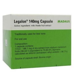 LEGALON 140mg by Madaus Germany Traditionally used for liver 100’s DHL SHIP