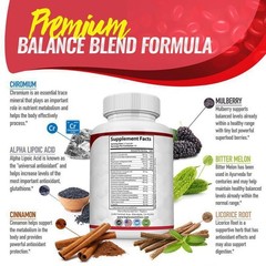 1~2pack Magnesium 8 in 1 Complex 1000mg & Blood Sugar Blend Supplement Combo