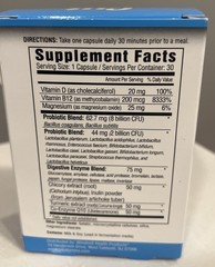 Gut Response Support-10 BILLION Active Cultures-13 Probiotic Strains-30 Ct 07/28