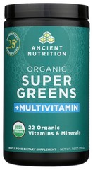 Organic Super Greens Multivitamin 7.5 Oz Powder By Ancient Nutrition 1 Pack