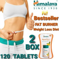 NEW FORMULA Himalaya 2 Box 120 Capsules Ayurslim Wellness Fat Burner