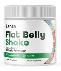 Lanta Flat Belly Shake Weight Loss,Fat Burn Appetite Control Supplement – 1 Tub